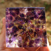 Handgemachte Orgonit Pyramide Kristalle Peridot Baum des Lebens Energie Heilung Chakra Reiki Werkzeug