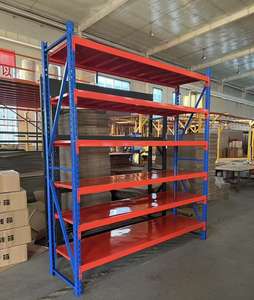 ชั้นวางสินค้าอเนกประสงค์สองด้านทำจากเหล็กอัลลอยด์ทนทาน ชั้นวางของซุปเปอร์มาร์เก็ตสำหรับงานหนัก อุปกรณ์จัดเก็บสินค้า - Product Image 4