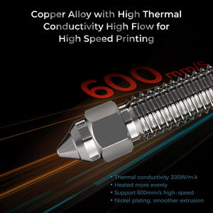 Boquilla chapada en latón/cobre/acero duro para Creality Ender 3 V3 KE/K1/K1 MAX/<span class=keywords><strong>Sovol</strong></span> <span class=keywords><strong>SV06</strong></span> Plus/SV07 piezas de actualización de impresora 3D - Product Image 3