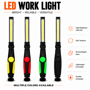 Lámpara de Inspección para Reparación de Automóviles, Magnética, Recargable por USB, Plegable, COB LED, Delgada, para Trabajo en Exteriores - Product Image 1