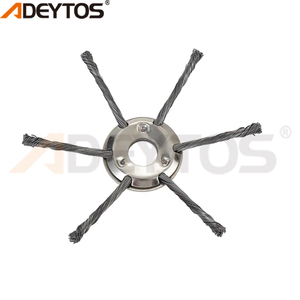 Adeytos 3ใบมีด6ใบขัดวัชพืชเครื่องยนต์เบนซินลวดลิเธียมเครื่องตัดหญ้าตัดหญ้าอุปกรณ์เสริมหัวแปรงลวด - Product Image 5