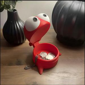 Creative Customized Multi Color Cute 3D Printing Colorful Small Storage <b>Box</b> Cartoon <b>Big</b> Mouth Figure Model Key Coin Storage <b>Toy</b> - Product Image 4