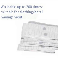 Étiquette RFID UHF lavable pour le linge, résistante aux hautes températures, UHF RFID Tag U8 U9 pour le suivi du linge dans les hôtels et les hôpitaux