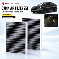 Filtre d'habitacle LinTech en promotion, pièce de rechange OEM pour système HVAC, compatible Tesla Model 3 et Model Y (références OE 1813371-00-C, 1107681-00-C)