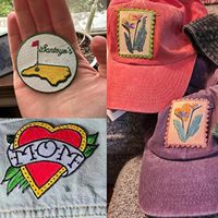 Coudre sur le fer sur les patchs de vêtements Patch de broderie personnalisé personnalisé presse à chaud bouffée 3D avec LOGO Badges Patch brodé