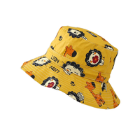 Sombrero de Pescador Unisex de Ala Ancha de Alta Calidad, Logotipo Bordado en 3D Personalizado, Estampado Animal, Algodón+Poliéster para Uso Diario en Verano