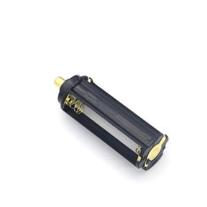 3Aaa Battery Holder Black Plastic With Spring Contact For <b>Led</b> <b>Flashlight</b> 3 Cell Cylindrical Battery Rack - Product Image 1