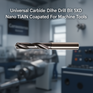 Foret universel en carbure 5xD avec revêtement Nano TiAlN pour machines-outils - Product Image 3