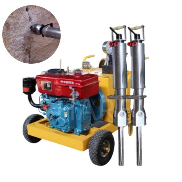 High Performance Hydraulic Rock Splitter Machine for Granite Quarry Blasting 500T Splitting Force 40mm Drilling Diameter
