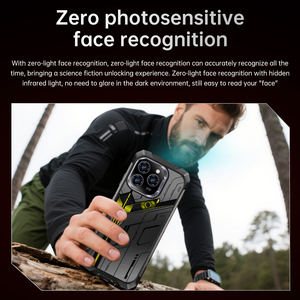Téléphone robuste <span class=keywords><strong>avec</strong></span> vision nocturne et <span class=keywords><strong>caméra</strong></span> <span class=keywords><strong>thermique</strong></span>, IP68, étanche à la poussière, 5G, batterie 22000 mAh, 108 MP, LED, double carte SIM - Product Image 3