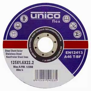 切削ホイール125x1.<span class=keywords><strong>6</strong></span>モルカット工場価格5インチ金属切削ディスク研磨工具ステンレス鋼切削ディスク - Product Image 2