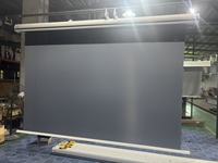 Écran de projecteur de tension à onglet motorisé anti-lumière PVCBSP à gain élevé 100 pouces 16:9