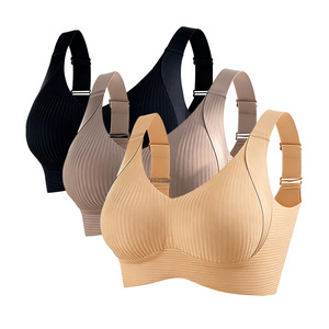 Reggiseno Senza Cuciture Plus Size per Donna, Senza Ferretto, Copertura Totale, Anti-cedimento, Lingerie <span class=keywords><strong>Push</strong></span>-<span class=keywords><strong>up</strong></span> Grande, <span class=keywords><strong>Intimo</strong></span> - Product Image 5