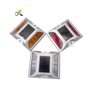 IP68 Không Thấm Nước Nhôm Năng Lượng Mặt Trời Powered Nhấp Nháy Ánh Sáng Giao Thông Đường Stud Phản Quang <span class=keywords><strong>Cat</strong></span> Eye Đánh Dấu - Product Image 3