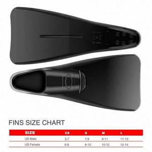 ครีบว่ายน้ำซิลิโคนแบบใหม่สำหรับผู้ใหญ่และเด็ก ครีบยาวแบบฟรีสไตล์ อุปกรณ์ฝึกซ้อมดำน้ำระดับมืออาชีพ - Product Image 4