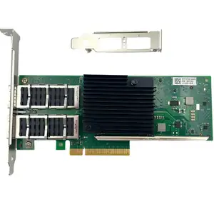 Orijinal XL710-QDA2 Ethernet birleştirilmiş ağ adaptörü çift bağlantı noktaları PCI Express v3.0 X8 XL710-QDA2