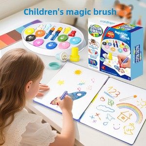 Set di Pennelli Magici Phantom per Bambini, Carte Educative, Espositore in Plastica, Set per <span class=keywords><strong>Disegno</strong></span> e Graffiti, Età 4-6, Giocattolo Interattivo per Bambini - Product Image 1