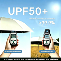Parapluie miniature rétractable 5 plis de qualité supérieure, personnalisé, imperméable, coupe-vent, anti-UV, avec étui de protection