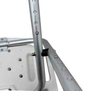 Silla de Ducha Plegable Ajustable en Altura de Aleación de Aluminio Ligera CA704, Capacidad de 100 kg para la Seguridad de Personas Mayores, Opciones Personalizadas - Product Image 6