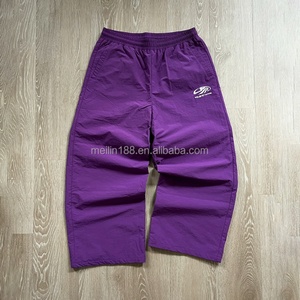Custom Nylon Pants Lightweight Casual Wear High Quality Waterproof <b>Track</b> <b>Trousers</b> Embroidery Nylon <b>Track</b> Pants - Product Image 5