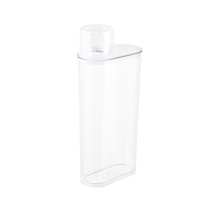 Laundry Detergent Dispenser Transparent Large Capacity Airtight Storage Container For Laundry Care Products 0.5L 1L 1.5L 2L - Product Image 5
