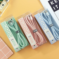 SD-231 câble de charge rapide USB à type C en nylon tressé respectueux de l'environnement 100W PD pour ordinateurs portables et appareils mobiles