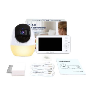 กล้องดูเด็ก 4.3 นิ้ว 1080p Wi-Fi โหมดคู่ พร้อมแอปอัจฉริยะสำหรับการดูแลเด็ก - Product Image 5
