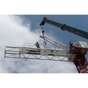 Grúa Torre Comedil GTS-484 de 6.6 Toneladas, Usada, en Venta o Alquiler, para la Industria de la Construcción, Componentes del Motor Principal - Product Image 3