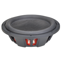 Subwoofer de voiture fin de 12 pouces, 400W RMS, cône en fibre de carbone, 95dB SPL, haut-parleur de graves pour voiture, camion, amélioration du son, 1265-074