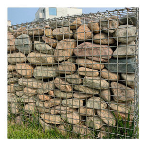Chất lượng cao mạ kẽm gabion giữ lại tường Hàn dây sắt lưới với lớp phủ PVC lỗ vuông hình dạng duy trì ứng dụng - Product Image 1