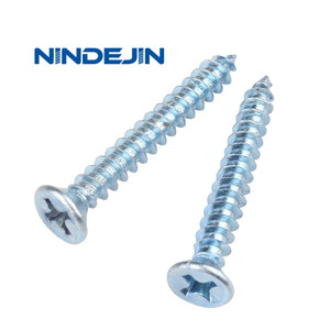 Factory Price <b>Galvanized</b> M4 M5 M6 Cross Recessed Countersunk Head Self-Tapping <b>Screws</b> Metal Metric Measurement System - Product Image 6