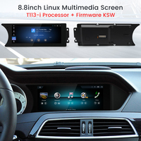 STWEI Écran tactile IPS 8,8 pouces Système Linux Mercedes-Benz Classe C W204 NTG4.5 CarPlay sans fil Android Auto USB Multimédia automobile