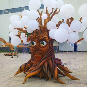 Escultura <span class=keywords><strong>de</strong></span> fibra <span class=keywords><strong>de</strong></span> vidrio interior <span class=keywords><strong>de</strong></span> árbol parlante animado para niños <span class=keywords><strong>de</strong></span> acero para parque infantil público paseos <span class=keywords><strong>de</strong></span> Parque <span class=keywords><strong>de</strong></span> Atracciones hechos <span class=keywords><strong>de</strong></span> silicona - Product Image 5