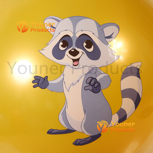 Ungiftiger Hüpfball in Dezenter Farbe mit Schafshörnern – Aufblasbarer Känguru-Ball zum Sitzen und Hüpfen - Product Image 2