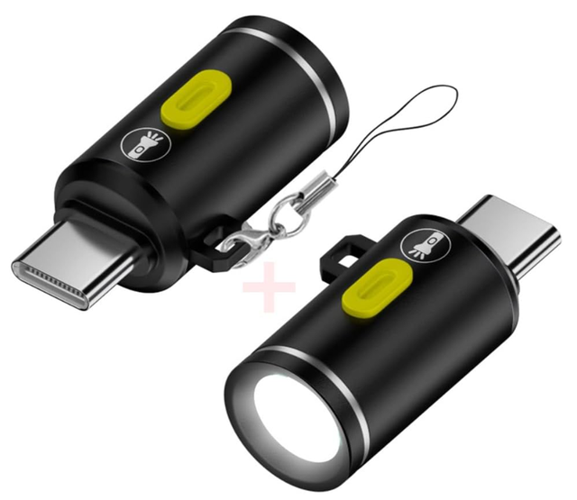 USB-C Type-C Male LED Light Interior Atmosphere Lighting for Outdoors Walking Cycling Phone Laptop Charger Night Lamp 210