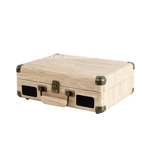 <span class=keywords><strong>Tocadiscos</strong></span> Portátil de Maleta - <span class=keywords><strong>Tocadiscos</strong></span> de Vinilo Vintage para Viajes, Reproductor de 3 Velocidades con Transmisión por Correa y Altavoces Integrados - Product Image 6
