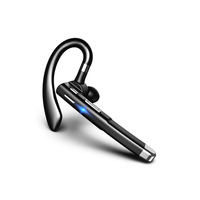 YYK-520 Headset Nirkabel Single Ear Hook BT 5.1 EDR Diafragma Grafena 10mm IPX7 Tahan Air 10 Jam Bicara 400 Jam Siaga Dilengkapi Kotak Penyimpanan