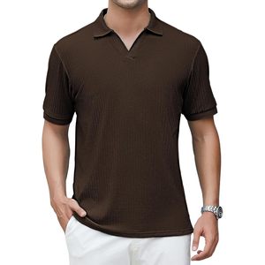 Camiseta Polo de Algodón Personalizada para Hombre, Manga Corta, Corte Regular, Transpirable, Tejido de Punto, Ropa Casual - Product Image 1