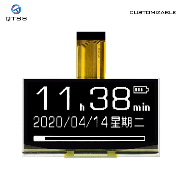 2.7 Inch Rectangular Mini Small Monochrome PMOLED Display Module 128*64 SSD1325 Parallel SPI I2C Interface OLED Panel Screen