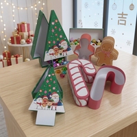 Boîte de rangement personnalisée avec poignée antique et miroir pour jouets et articles de maquillage