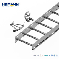 Système d'échelle de câbles Hdmann certifié DNV BV en acier inoxydable 316L, traité par trempage et passivation, pour station de production d'énergie hydroélectrique