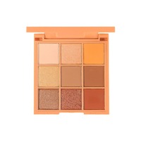 Palette de maquillage chatoyante mate d'ombre à paupières de 9 couleurs Palette de fards à paupières en poudre colorée hautement pigmentée