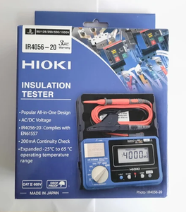 Producto Más Vendido: Hioki IR4056-20/IR4056-21/IR4059 - Megóhmetro Digital, Disponible en Stock, Nuevo y Original - Product Image 5