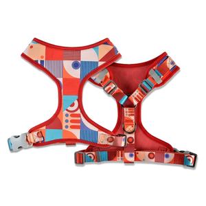 MIDEPET 2022, arnés para perro con logotipo de diseñador personalizado, superventas, acolchado de poliéster suave ajustable en forma de H, piel sólida, regalo de Año Nuevo - Product Image 2