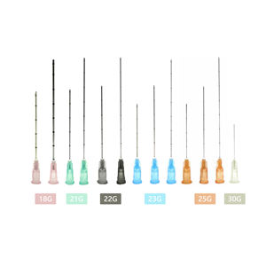 Unimaster alta calidad <span class=keywords><strong>Micro</strong></span> cánula de acero inoxidable 22G <span class=keywords><strong>38mm</strong></span> 50mm aguja de punta roma - Product Image 6