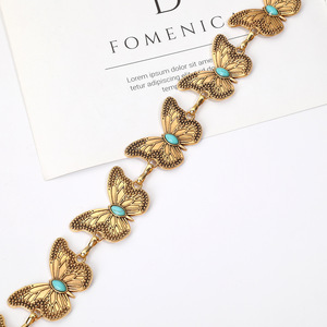 Nouvelle ceinture chaîne ajustable en métal pour femme, style western, pour robes et jeans - Ceintures chaîne turquoise - Product Image 3