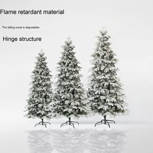 Árbol de Navidad Artificial Grande de 120 cm, de PE, con Piñas y Nieve Artificial, para Uso Comercial, Supermercados, Hogar y Decoración Navideña - Product Image 4
