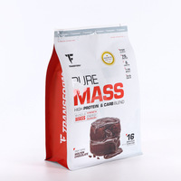 Sac en aluminium composite refermable à fermeture éclair coulissante, autoportant, à huit soudures latérales, pour aliments pour chiens et chats, impression personnalisée