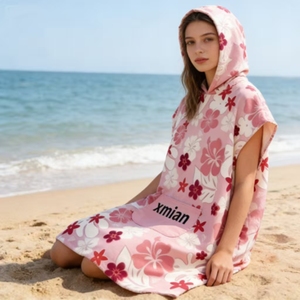 Toalla con Capucha de Algodón Personalizada de Secado Rápido, Tejida y Ecológica, Multiusos <span class=keywords><strong>para</strong></span> el Hogar, <span class=keywords><strong>la</strong></span> Playa, <span class=keywords><strong>la</strong></span> Piscina y el Gimnasio - Product Image 3