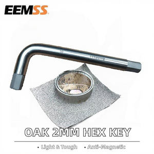 ประแจหกเหลี่ยมน้ำหนักเบา 2 มม. ไทเทเนียมไม่เป็นแม่เหล็ก เกรดอุตสาหกรรม ปรับแต่งได้ตามความต้องการ สำหรับ MRI เมตริก - Product Image 2